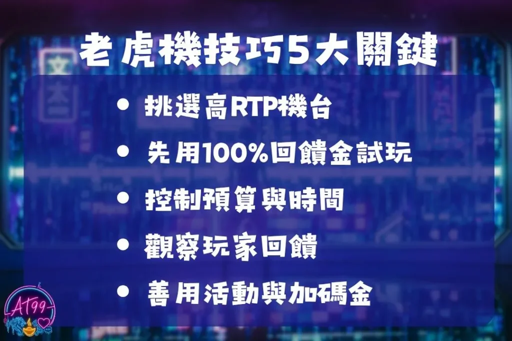 老虎機怎麼玩