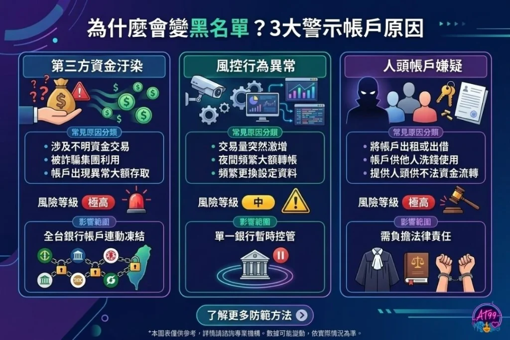 警示帳戶原因
