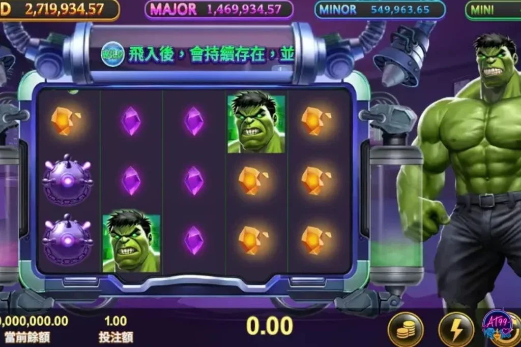 KT電子熱門遊戲：無敵浩克
