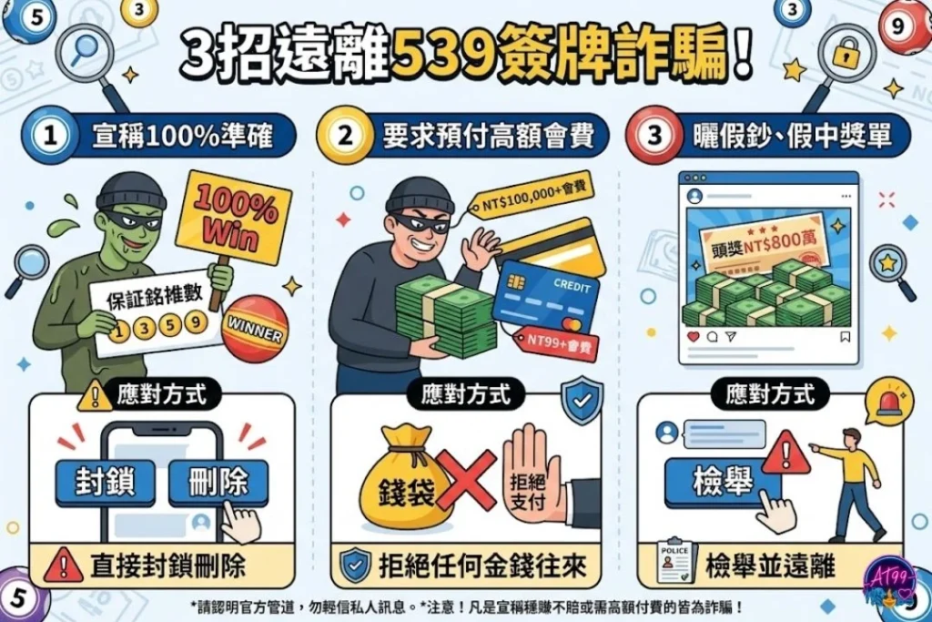 遠離539簽牌詐騙：破解神準報牌與獨支報牌的虛假話術。