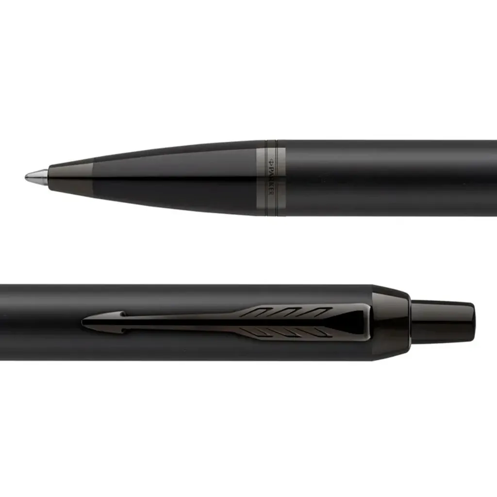 (可加购刻字服务)【PARKER 派克】IM 经典系列 理性黑 原子笔 2127897✿50B005