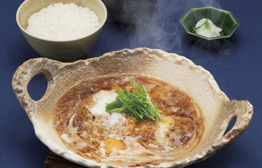 滑蛋猪排锅定食