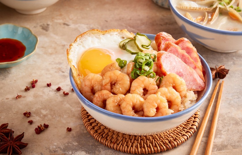 招牌好蝦蛋飯