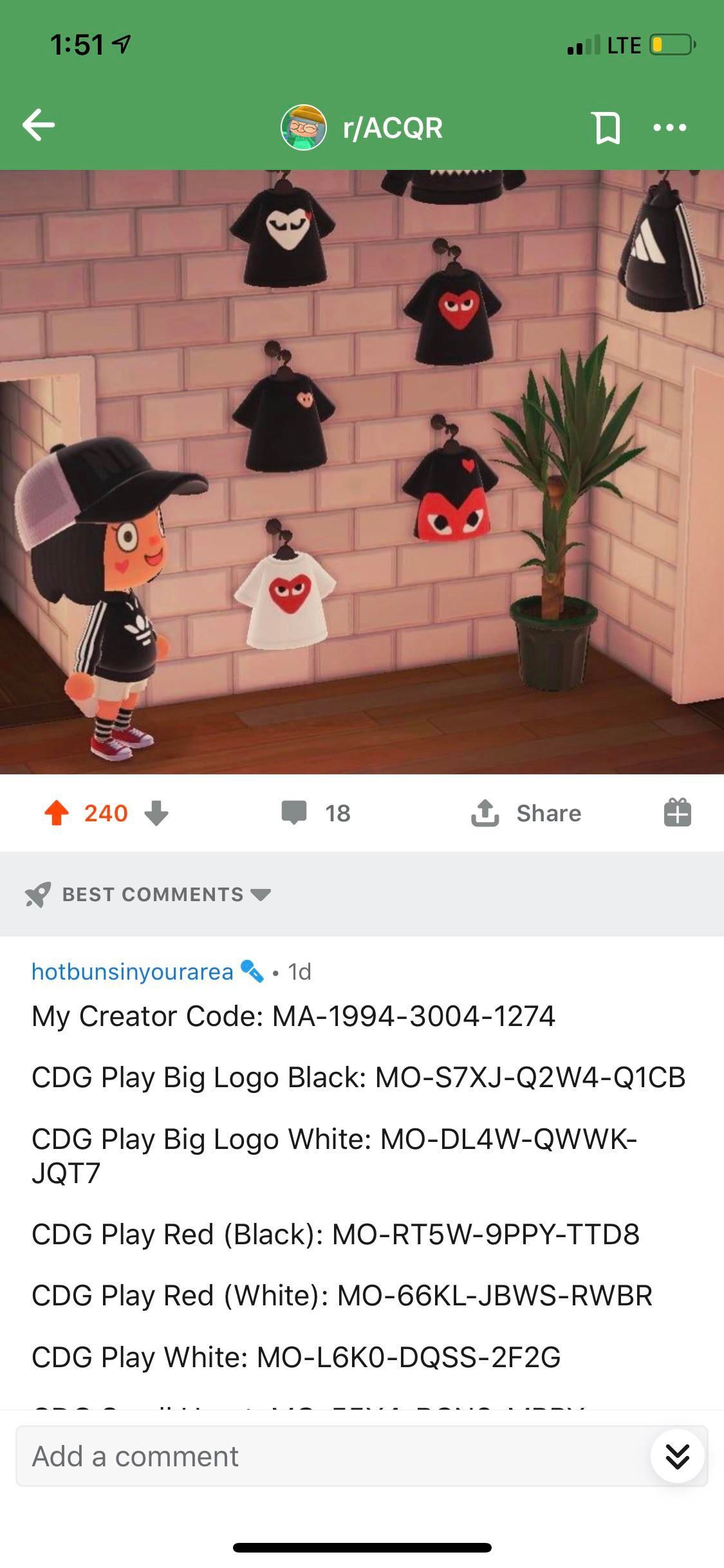 《集合啦！動物森友會》也能穿精品！時髦服裝下載 QR Code 整理！