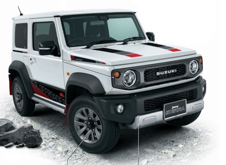 Suzuki Japan 發布最新的 Suzuki Jimny 的車身貼花！