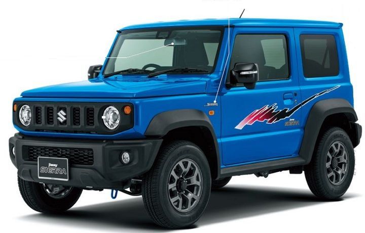 Suzuki Japan 發布最新的 Suzuki Jimny 的車身貼花！