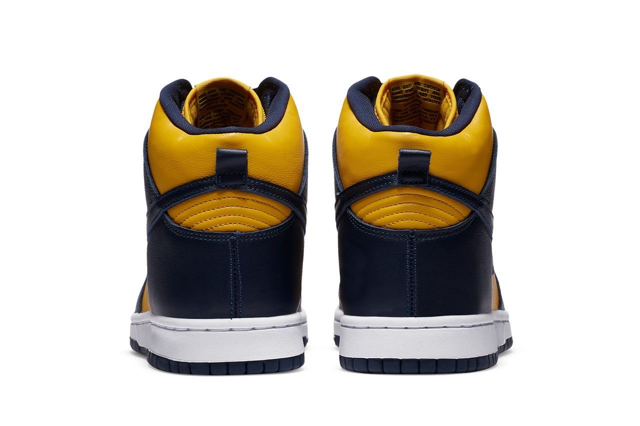 又一經典配色強勢回歸！Nike Dunk High「Michigan」將在下週迎來正式發售！