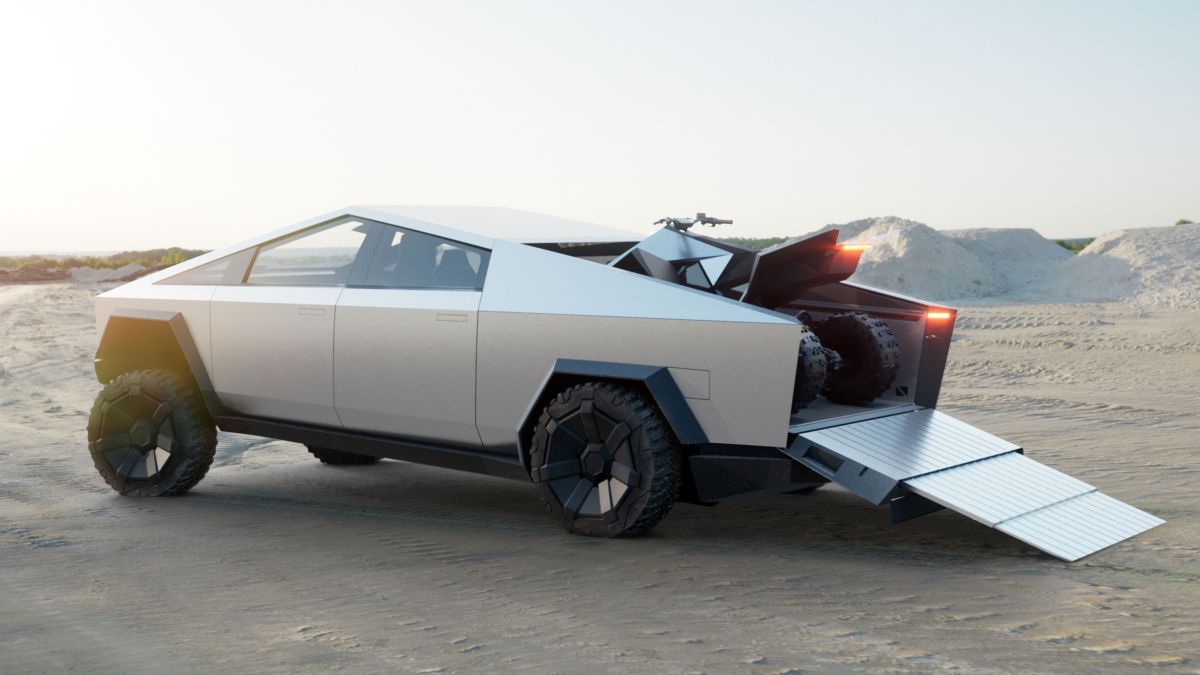 Cybertruck車上正是Cyberquad