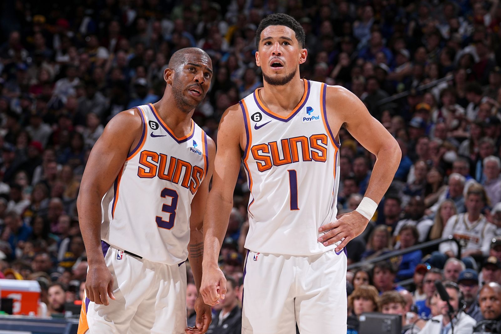 Paul with Devin Booker.