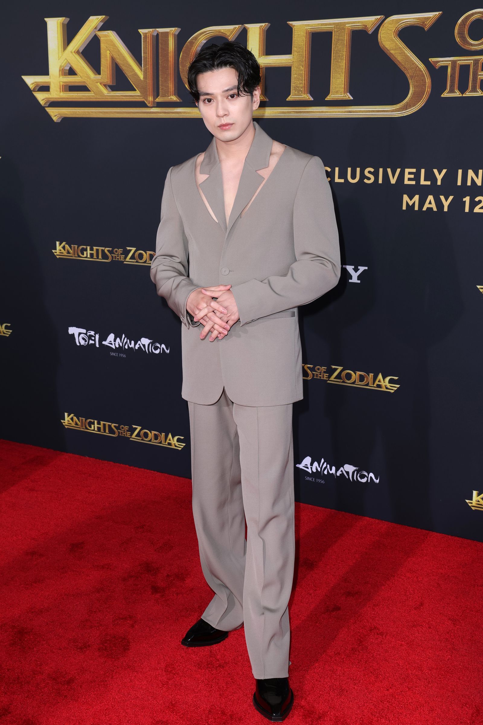 LOS ANGELES CALIFORNIA  MAY 10 Mackenyu attends the Los Angeles premiere of Sony Pictures' Knights of the Zodiac at the...