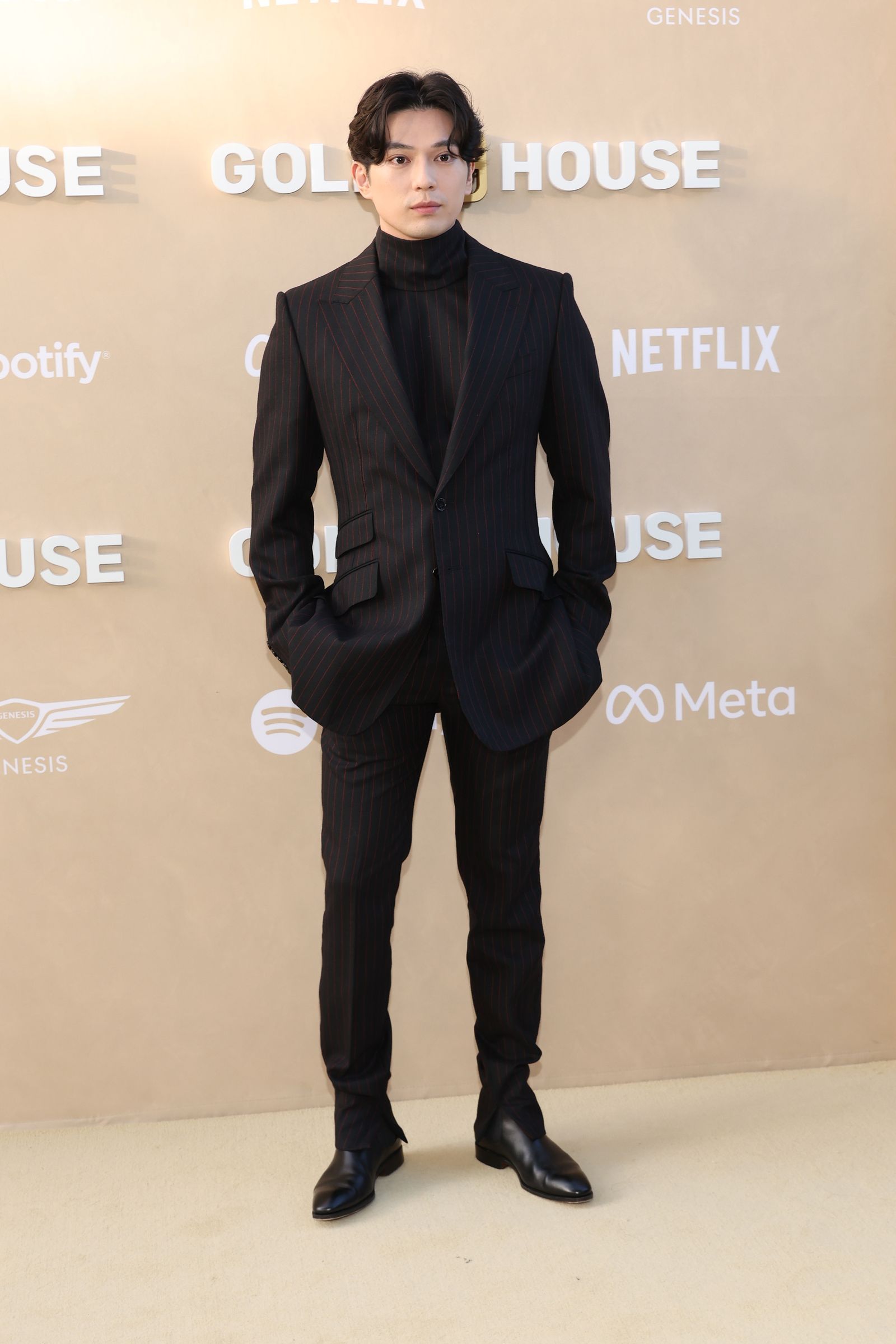 LOS ANGELES CALIFORNIA  MAY 06 Mackenyu Maeda attends Gold House's 2nd annual Gold Gala at The Music Center on May 06...