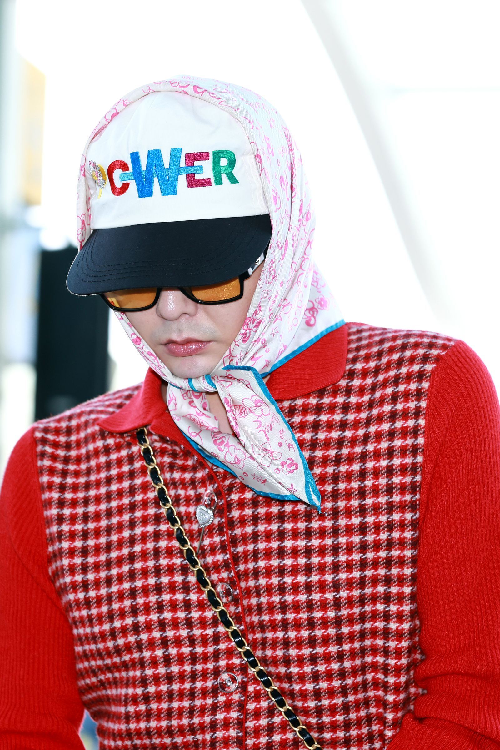 INCHEON SOUTH KOREA  NOVEMBER 04 GDragon of BigBang is seen at Incheon International Airport on November 04 2024 in...