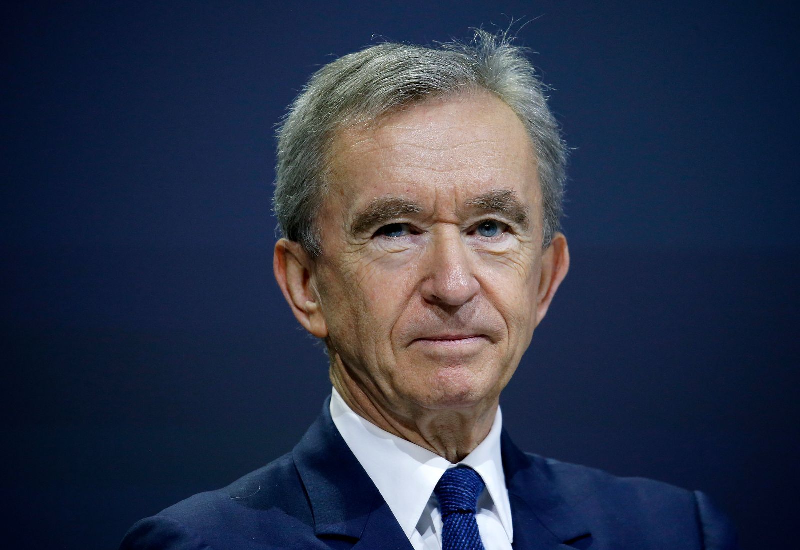 PARIS FRANCE  MAY 25  LVMH luxury group CEO Bernard Arnault attends the Viva Technology show at Parc des Expositions...