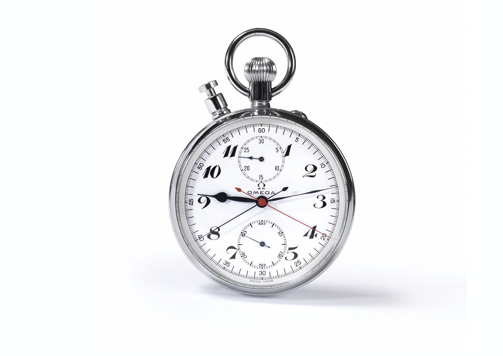 Omega 在 1932 年洛杉磯運動會上使用的計時錶。